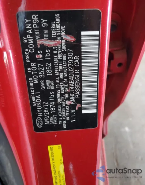 KMHCT4AE4DU279307